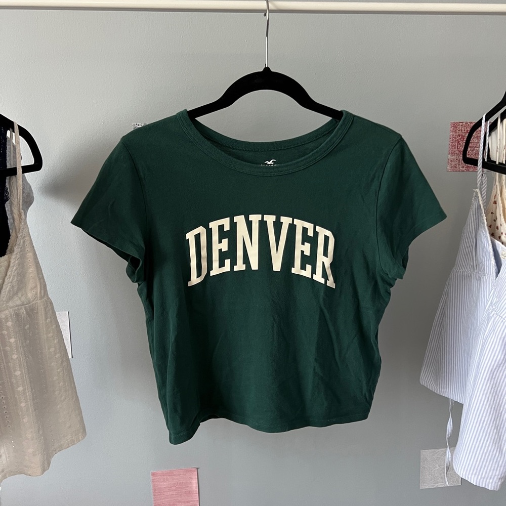 Green Denver baby tee